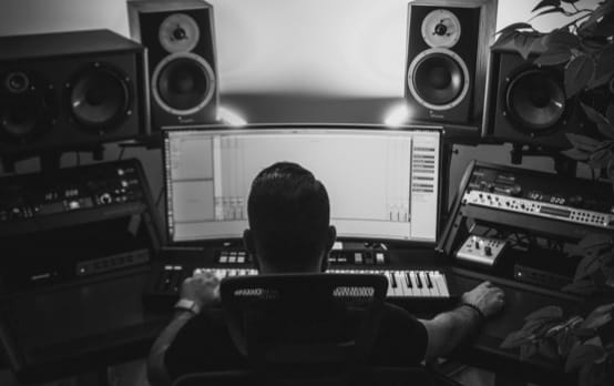 A computed setup with the A black ZX7 speaker