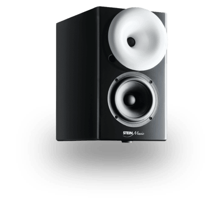 A black and White zx9 Speaker